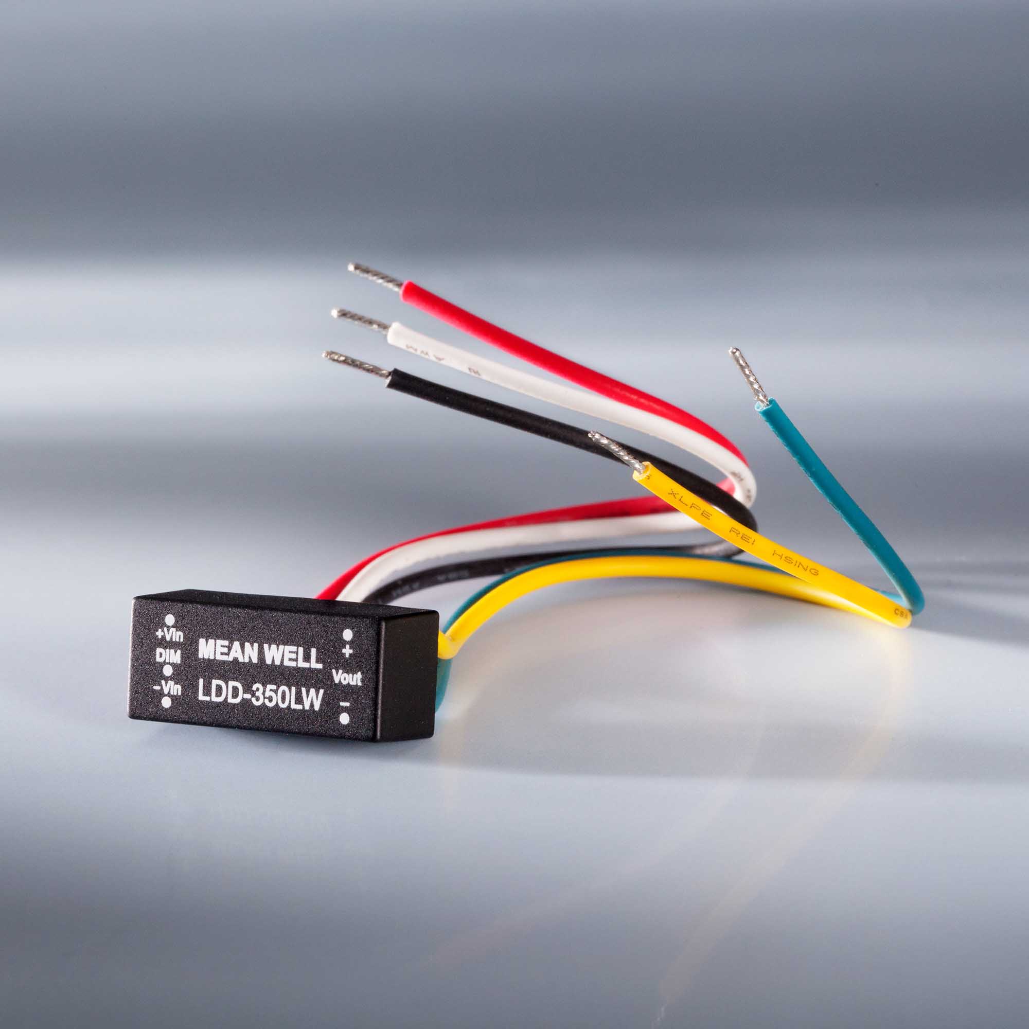 Constant current LED driver Mean Well LDD-LW-350 IP67 350mA 9-36VDC to 2 > 32VDC