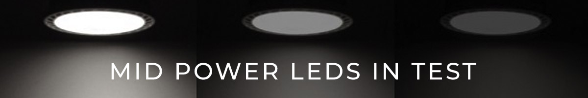 Mid Power LEDs performance comparison test: Nichia 757 LEDs in first place